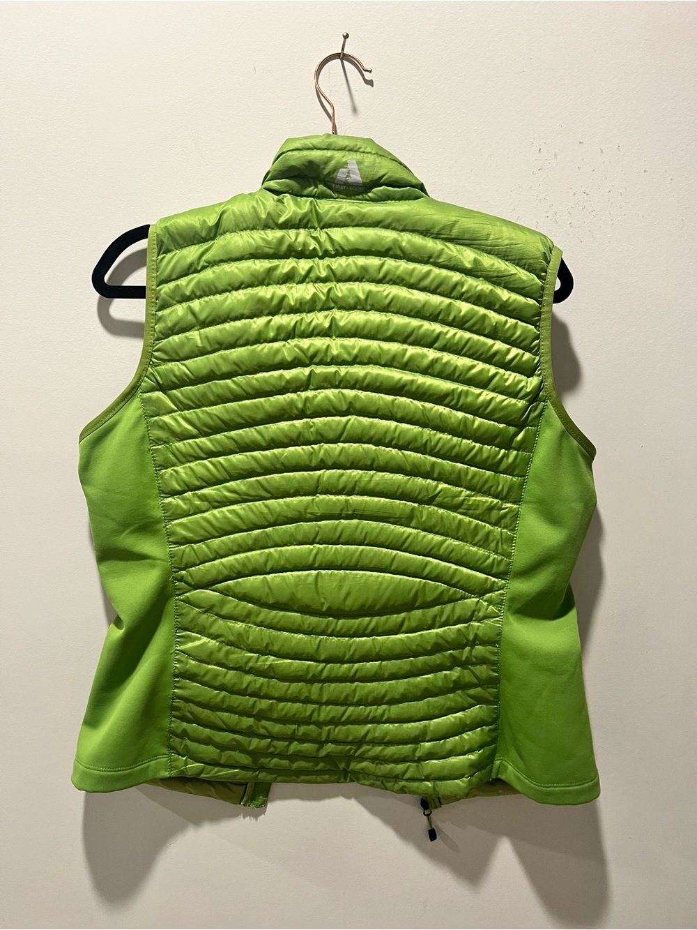 Eddie Bauer First Ascent StormDown 800 Goose Down Filled Puffer Vest Green M - Picture 8 of 11